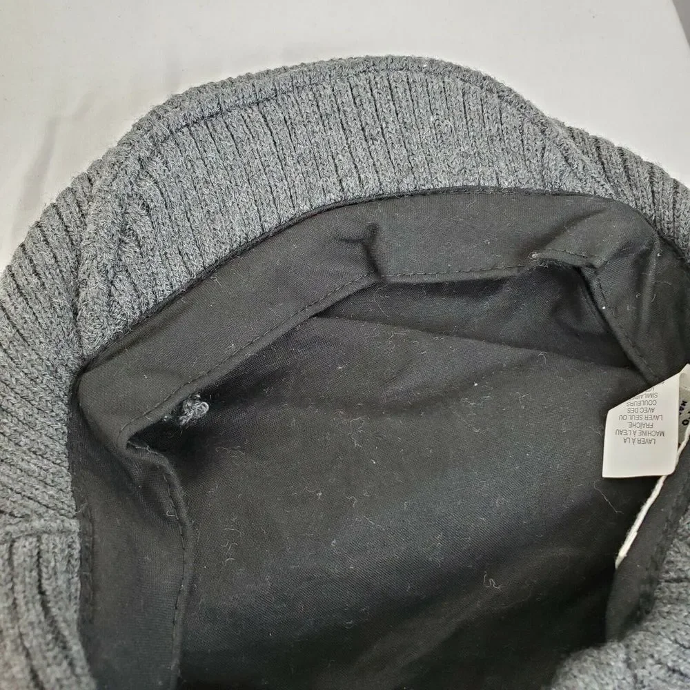 Children's Place Boys Winter Newsboy Cap Dark Gray Size 4-6‎